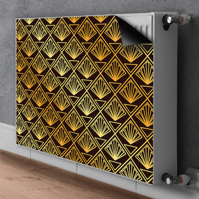 Dekoračný magnetický kryt na radiátor Art deco styl