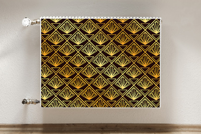Dekoračný magnetický kryt na radiátor Art deco styl