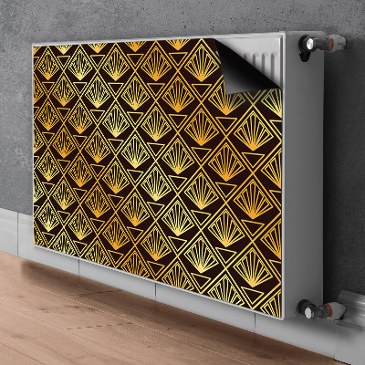 Dekoračný magnetický kryt na radiátor Art deco styl