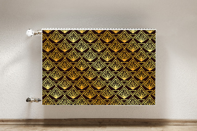Dekoračný magnetický kryt na radiátor Art deco styl