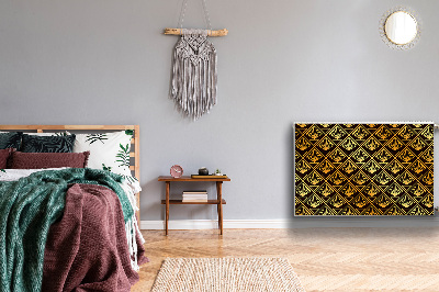 Dekoračný magnetický kryt na radiátor Art deco styl