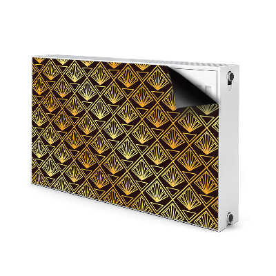 Dekoračný magnetický kryt na radiátor Art deco styl