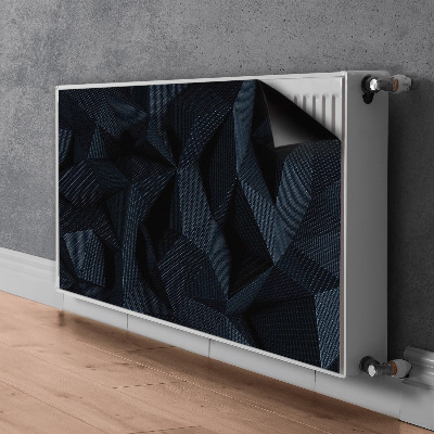 Dekoračný magnetický kryt na radiátor Geometrická 3d grafika