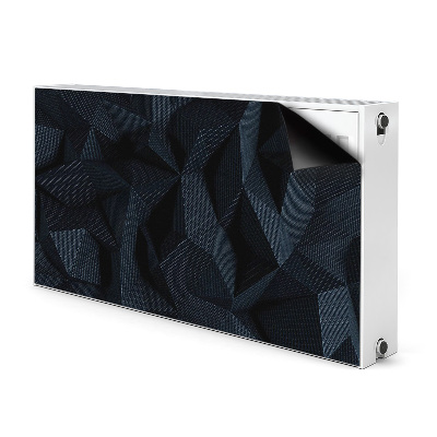 Dekoračný magnetický kryt na radiátor Geometrická 3d grafika