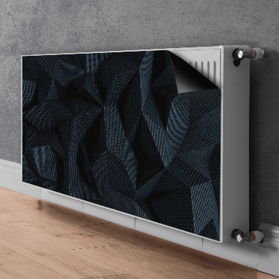 Dekoračný magnetický kryt na radiátor Geometrická 3d grafika