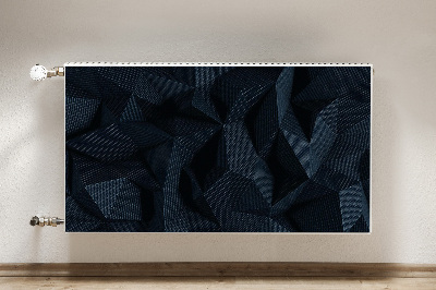 Dekoračný magnetický kryt na radiátor Geometrická 3d grafika