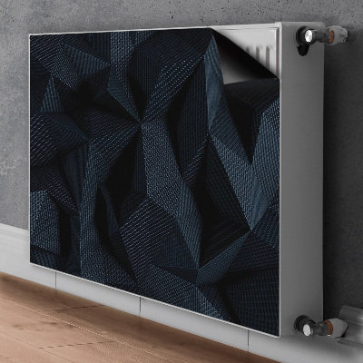 Dekoračný magnetický kryt na radiátor Geometrická 3d grafika