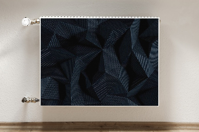 Dekoračný magnetický kryt na radiátor Geometrická 3d grafika