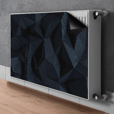 Dekoračný magnetický kryt na radiátor Geometrická 3d grafika