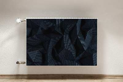 Dekoračný magnetický kryt na radiátor Geometrická 3d grafika