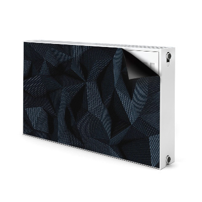 Dekoračný magnetický kryt na radiátor Geometrická 3d grafika