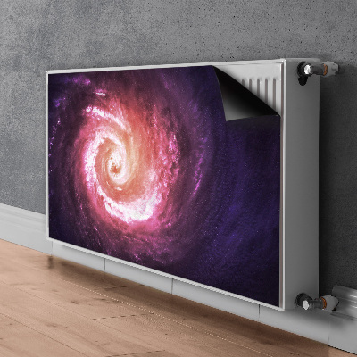 Dekoračný magnetický kryt na radiátor Vesmírný vír
