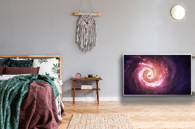 Dekoračný magnetický kryt na radiátor Vesmírný vír
