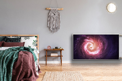 Dekoračný magnetický kryt na radiátor Vesmírný vír