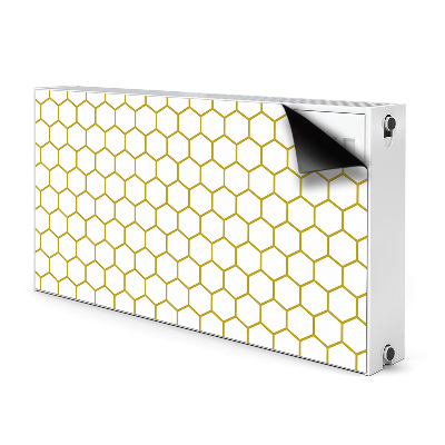 Dekoračný magnetický kryt na radiátor Honeycomb
