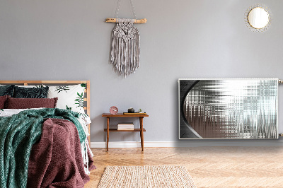 Dekoračný magnet na radiátor Abstrakce stříbra
