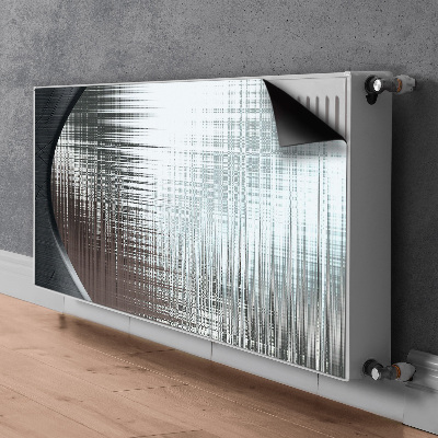 Dekoračný magnet na radiátor Abstrakce stříbra