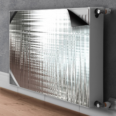 Dekoračný magnet na radiátor Abstrakce stříbra