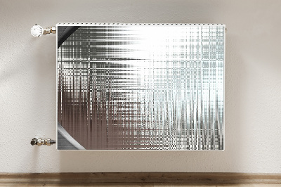 Dekoračný magnet na radiátor Abstrakce stříbra