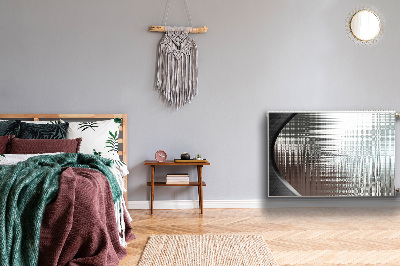 Dekoračný magnet na radiátor Abstrakce stříbra
