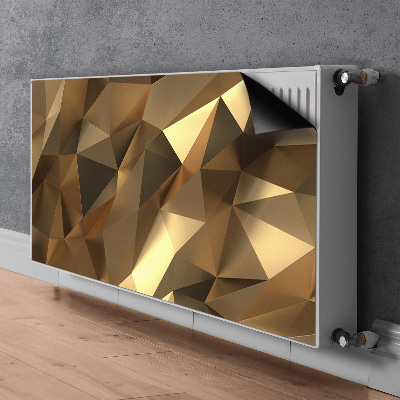 Dekoračný magnet na radiátor Zlatá fólie