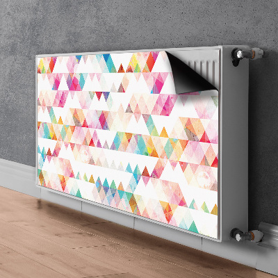 Dekoračný magnet na radiátor Geometrické trojúhelníky