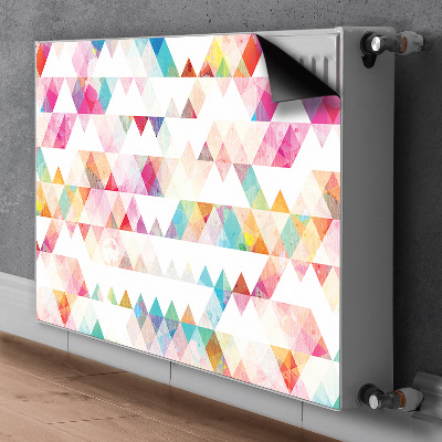Dekoračný magnet na radiátor Geometrické trojúhelníky
