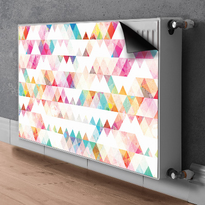 Dekoračný magnet na radiátor Geometrické trojúhelníky