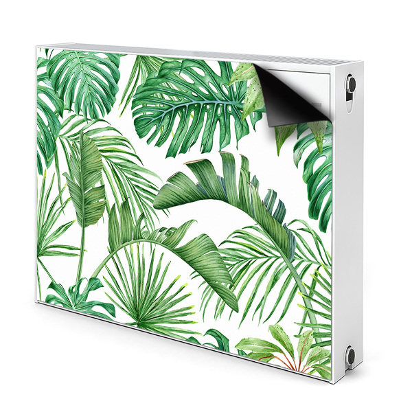 Magnetický kryt na radiátor Palma a monstera