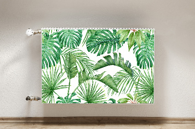 Magnetický kryt na radiátor Palma a monstera