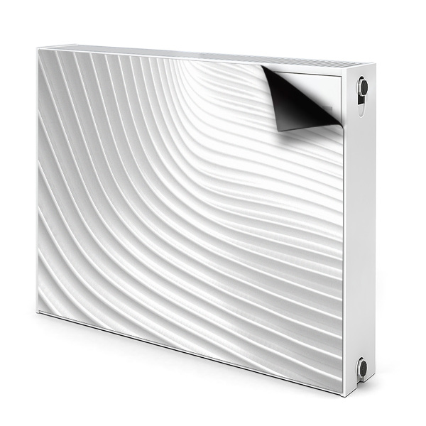 Dekoračný magnet na radiátor Bílé drážky