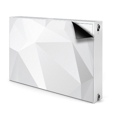 Dekoračný magnet na radiátor Bílá abstrakce