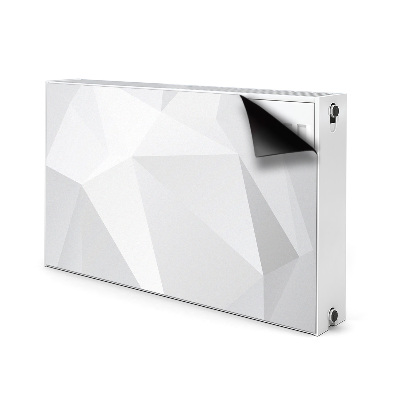 Dekoračný magnet na radiátor Bílá abstrakce