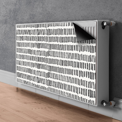 Dekoračný magnet na radiátor Abstraktní linie