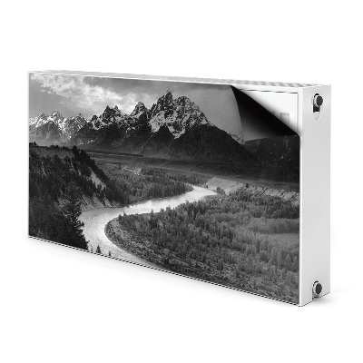Dekoračný magnet na radiátor Tmavé hory