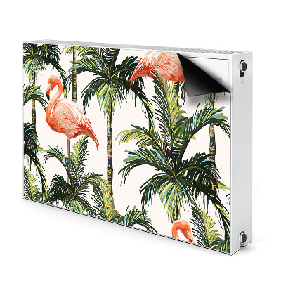 Dekoračný magnetický kryt na radiátor Flamingos