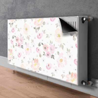 Dekoračný magnet na radiátor Akvarely květin