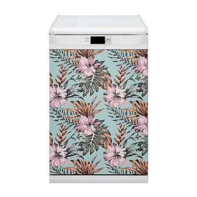 Magnet na umývačku riadu Hibiscus kvety