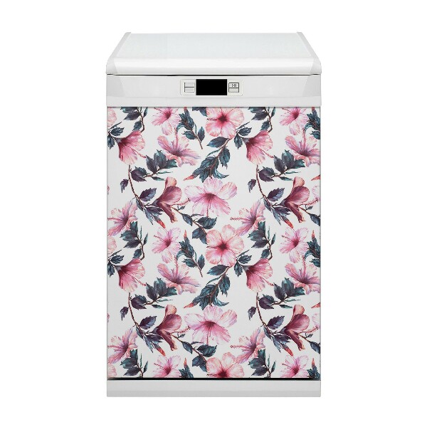 Magnet na umývačku riadu Hibiscus kvety
