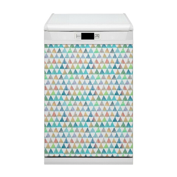 Magnet na umývačku riadu Geometrické trojuholníky