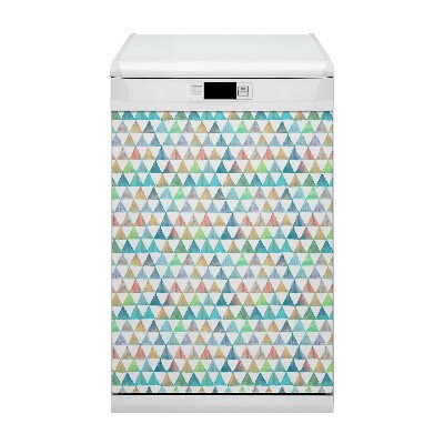 Magnet na umývačku riadu Geometrické trojuholníky