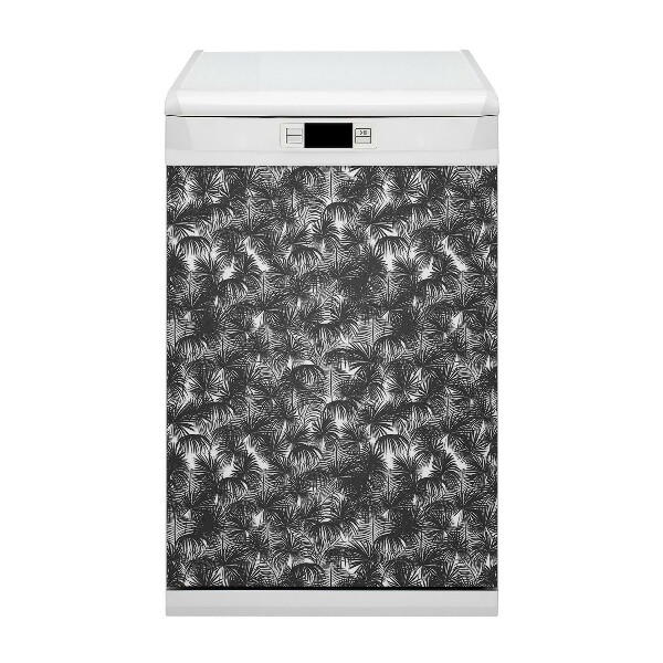 Magnet na umývačku riadu Čierne palmy