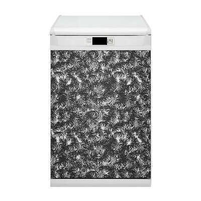 Magnet na umývačku riadu Čierne palmy