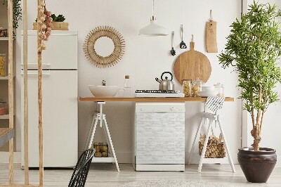 Magnet na umývačku riadu Biela tehla