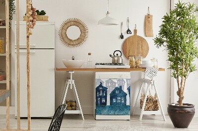 Magnet na umývačku riadu Mesto v noci