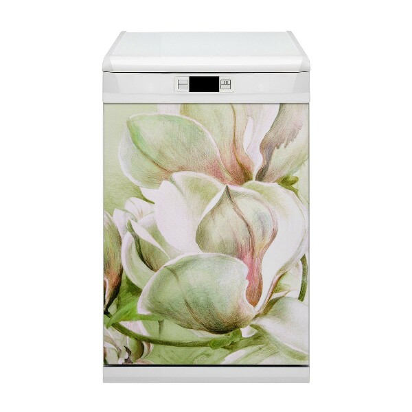 Magnet na umývačku riadu Kvety Magnolia