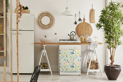 Magnet na umývačku riadu Kvety