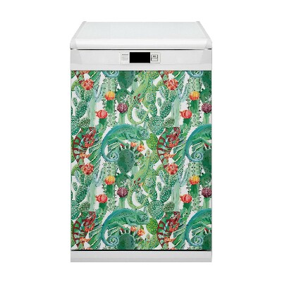 Magnet na umývačku riadu Chameleóny