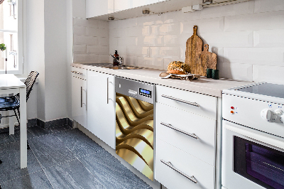 Magnet na umývačku riadu Zlaté prvky
