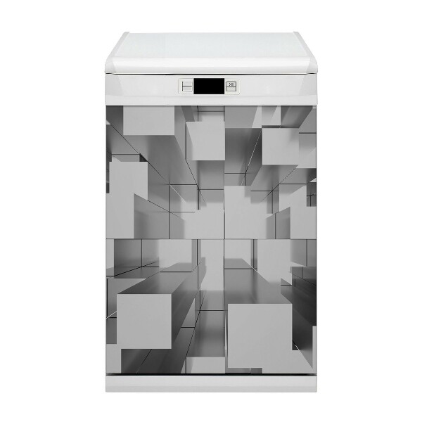 Magnet na umývačku riadu Šedé dlaždice